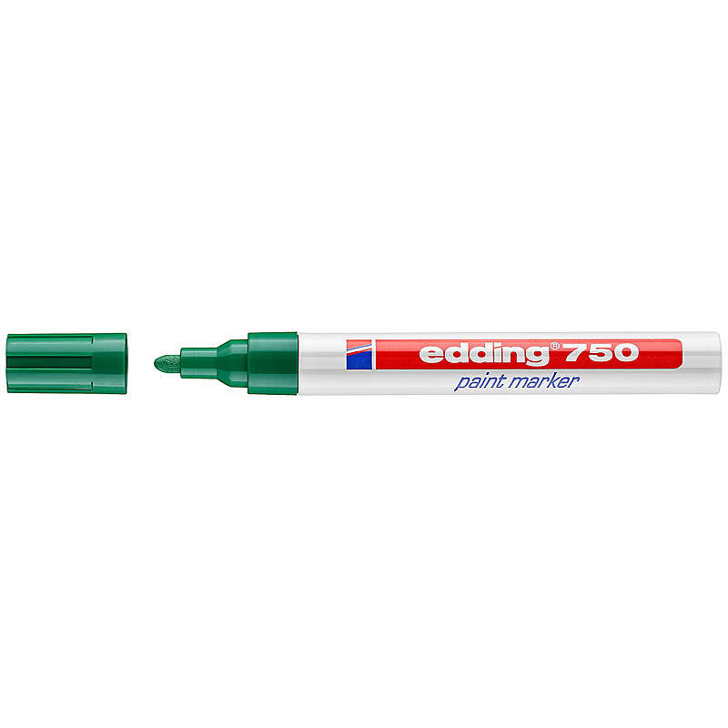 Маркер edding Paint e-750 2-4 мм круглий зелений